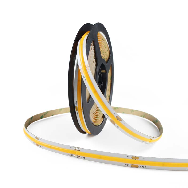 Ultra Long 20m 24V COB High Output Constant Current LED Strip Light with Dot-Free Uniform Glow